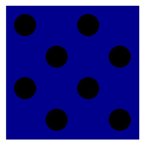 Polka Dots 3.75 x3.75  Memopad