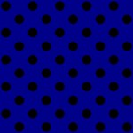 Polka Dots - Black on Dark Blue ScrapBook Page 8  x 8 
