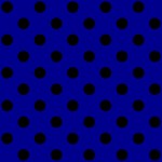 Polka Dots - Black on Dark Blue ScrapBook Page 12  x 12 