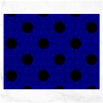 Polka Dots - Black on Dark Blue Jigsaw Puzzle (Rectangular)