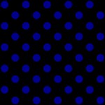 Polka Dots - Dark Blue on Black ScrapBook Page 12  x 12 