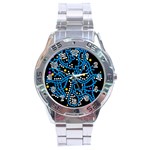 Blue fantasy Stainless Steel Analogue Watch