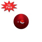 Red Christmas Had 1  Mini Magnet (10 pack) 