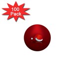 Red Christmas Had 1  Mini Buttons (100 pack) 