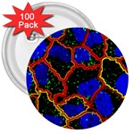 Single Cells Gene Edges Zoomin Color 3  Buttons (100 pack) 