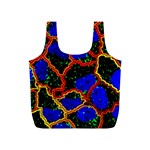 Single Cells Gene Edges Zoomin Color Full Print Recycle Bags (S) 