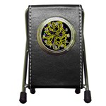 Yellow fantasy Pen Holder Desk Clocks