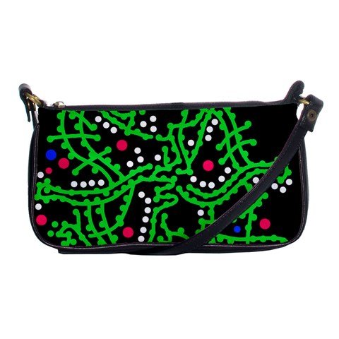 Green fantasy Shoulder Clutch Bags from ArtsNow.com Front