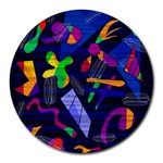 Colorful dream Round Mousepads