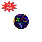 Colorful dream 1  Mini Buttons (100 pack) 