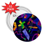 Colorful dream 2.25  Buttons (10 pack) 