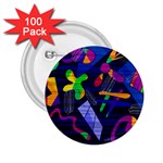 Colorful dream 2.25  Buttons (100 pack) 