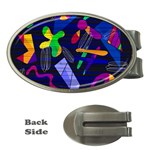 Colorful dream Money Clips (Oval) 