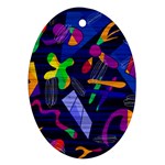Colorful dream Oval Ornament (Two Sides)