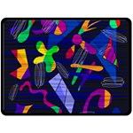 Colorful dream Fleece Blanket (Large) 