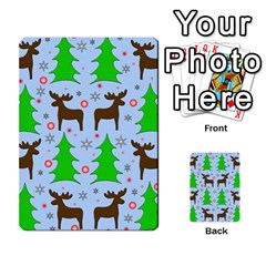 Reindeer and Xmas trees  Multi Back 54