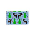Reindeer and Xmas trees  Cosmetic Bag (XS)