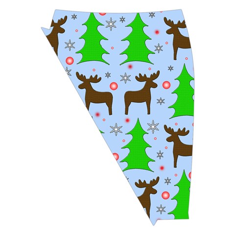 Reindeer and Xmas trees  Midi Wrap Pencil Skirt from ArtsNow.com Front Left