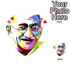 King Ghandi Playing Cards 54 (Heart)  from ArtsNow.com Front - HeartK