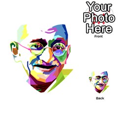 Ghandi Playing Cards 54 (Heart)  from ArtsNow.com Back