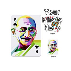 Ghandi Playing Cards 54 (Mini)  from ArtsNow.com Front - Club8