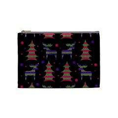 Reindeer magical pattern Cosmetic Bag (Medium)  from ArtsNow.com Front