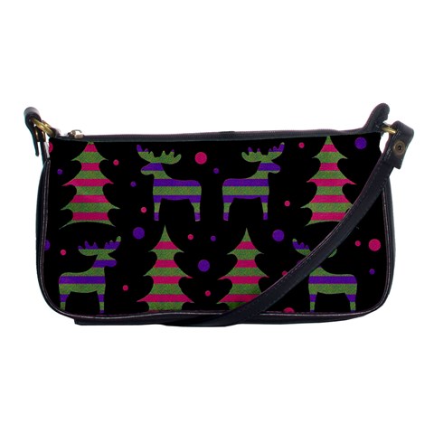 Reindeer magical pattern Shoulder Clutch Bags from ArtsNow.com Front