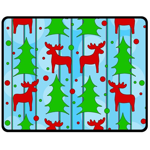 Xmas reindeer pattern 60 x50  Blanket Front