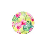 Tropical Dream Hibiscus Pattern Golf Ball Marker (10 pack)