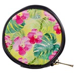 Tropical Dream Hibiscus Pattern Mini Makeup Bags