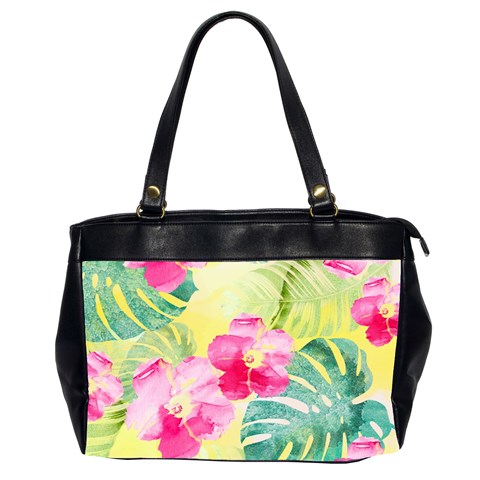 Tropical Dream Hibiscus Pattern Office Handbags (2 Sides)  from ArtsNow.com Front