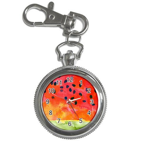 Abstract Watermelon Key Chain Watches from ArtsNow.com Front