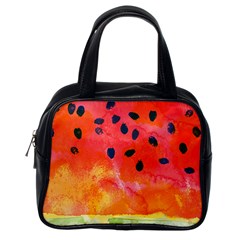 Abstract Watermelon Classic Handbags (2 Sides) from ArtsNow.com Back