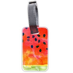 Abstract Watermelon Luggage Tags (Two Sides) from ArtsNow.com Back