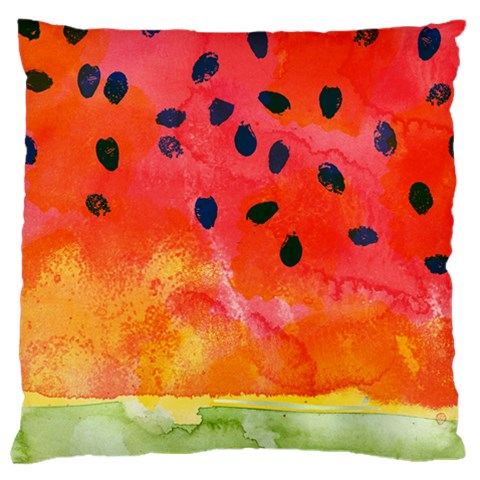 Abstract Watermelon Large Cushion Case (One Side) from ArtsNow.com Front
