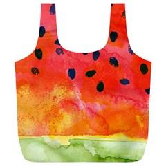 Abstract Watermelon Full Print Recycle Bags (L)  from ArtsNow.com Front