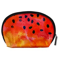 Abstract Watermelon Accessory Pouches (Large)  from ArtsNow.com Back