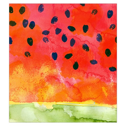 Abstract Watermelon Drawstring Pouches (Large)  from ArtsNow.com Front