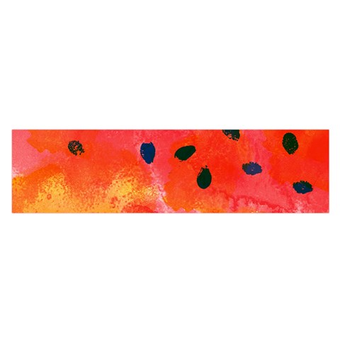 Abstract Watermelon Satin Scarf (Oblong) from ArtsNow.com Front