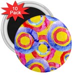 Blue And Pink Dream 3  Magnets (10 pack) 