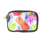 Colorful Pineapples Over A Blue Background Coin Purse