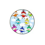 Cute colorful birds  Hat Clip Ball Marker