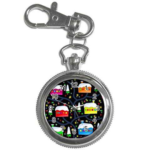 Winter magical night Key Chain Watches from ArtsNow.com Front