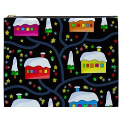 Winter magical night Cosmetic Bag (XXXL)  from ArtsNow.com Front