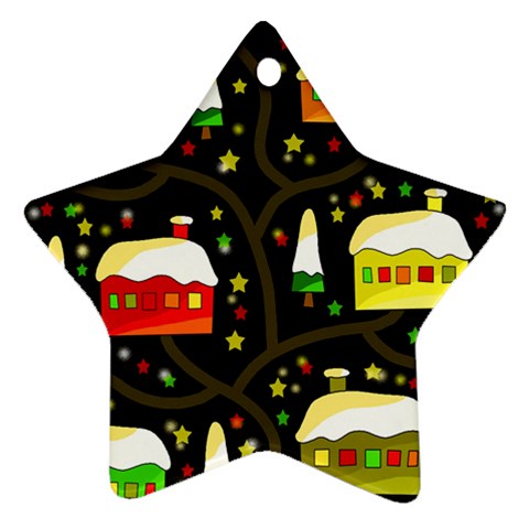 Winter  night  Ornament (Star)  from ArtsNow.com Front