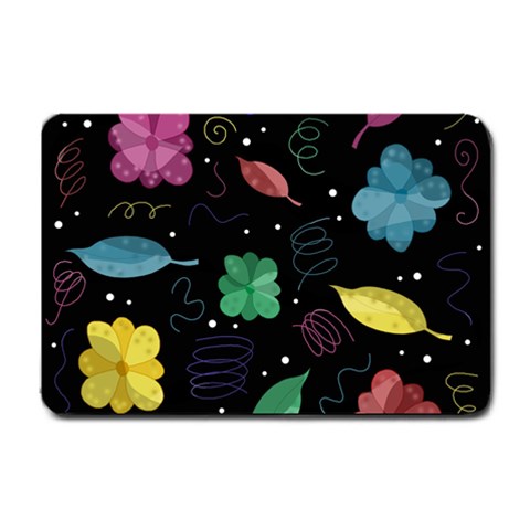 Colorful floral design Small Doormat  from ArtsNow.com 24 x16  Door Mat