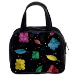 Colorful floral design Classic Handbags (2 Sides)