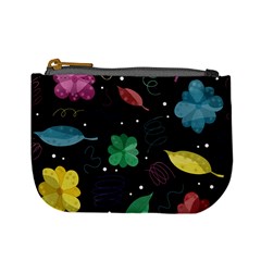 Colorful floral design Mini Coin Purses from ArtsNow.com Front