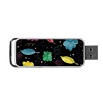 Colorful floral design Portable USB Flash (Two Sides)