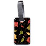 Autumn flowers  Luggage Tags (One Side) 